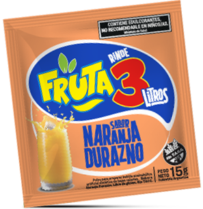 Fruta 3 Naranja Durazno
