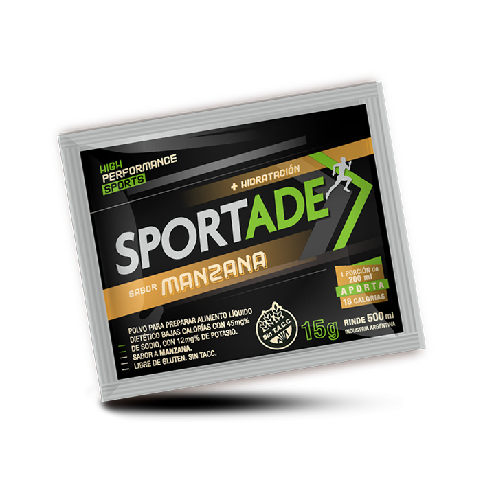 Sportade sobre Manzana